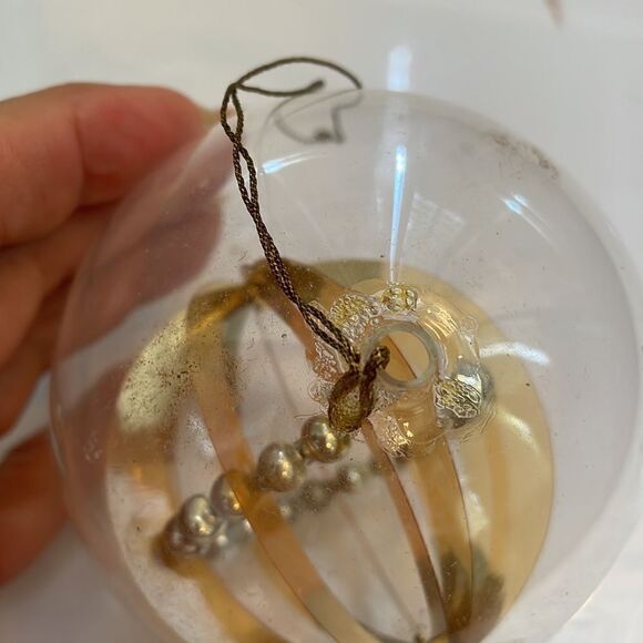 Vtg Resl Lenz Sphere Glass Ball Diorama  West Germany Christmas Ornament - Picture 3 of 4